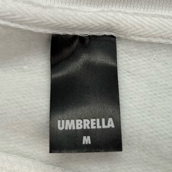 Rare Modsun Umbrella Clothing Collab, White Crewneck, Size Med New Without Tags - Picture 8 of 9